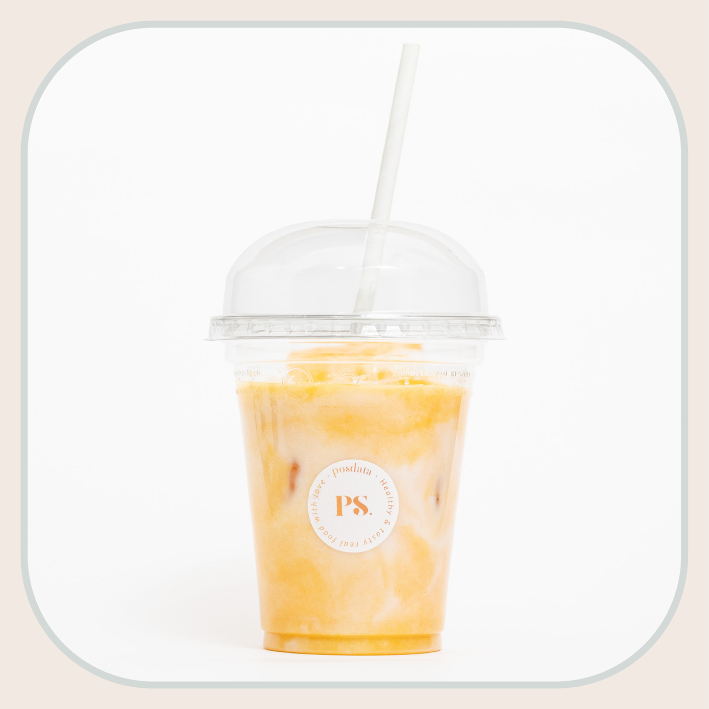 iced golden latte