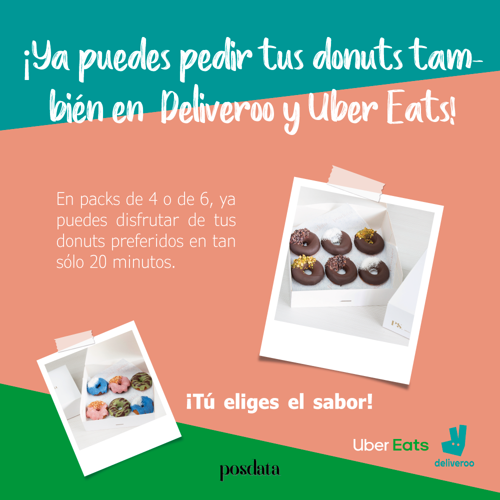 Donuts x Deliveroo & Uber Eats